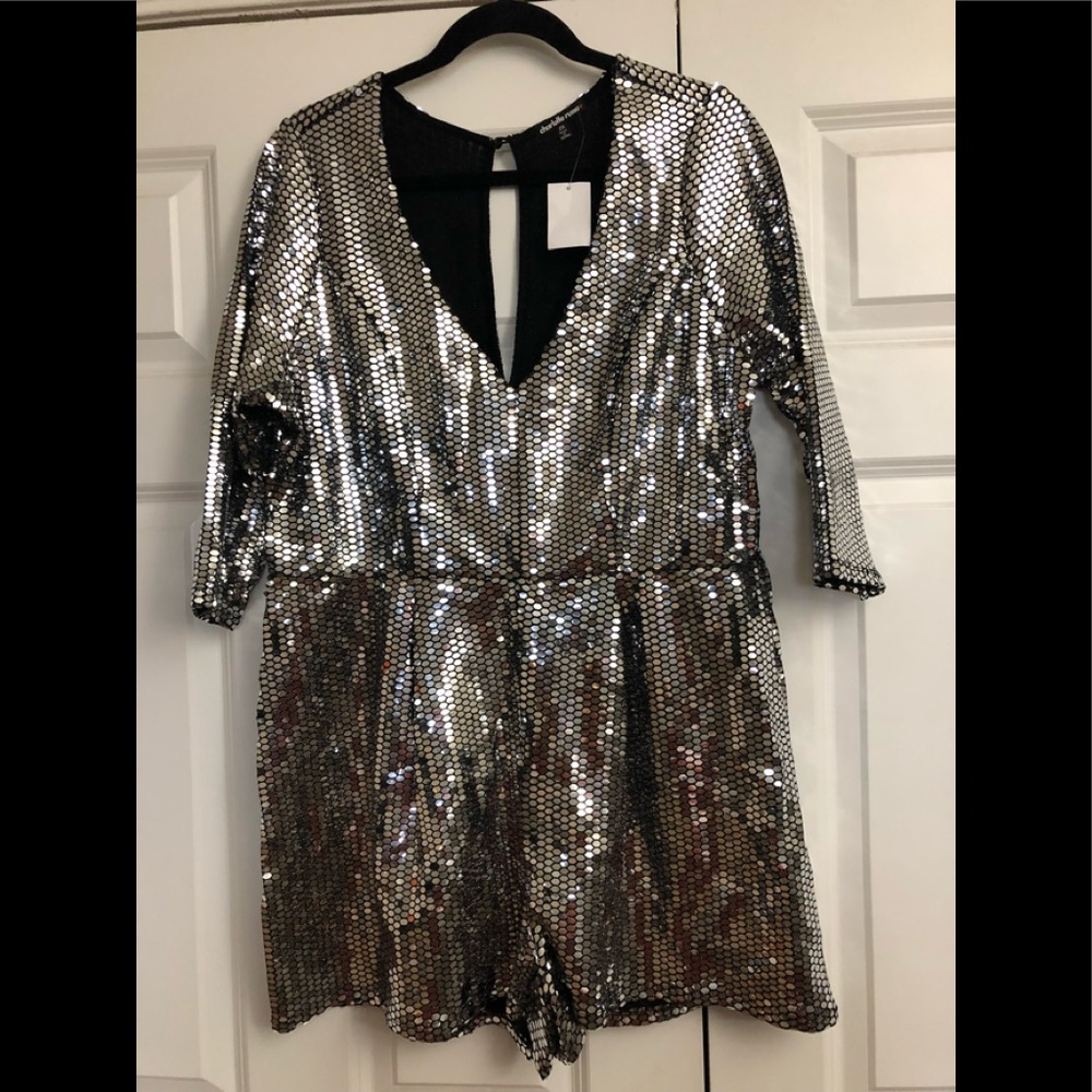 Amazing silver romper!!